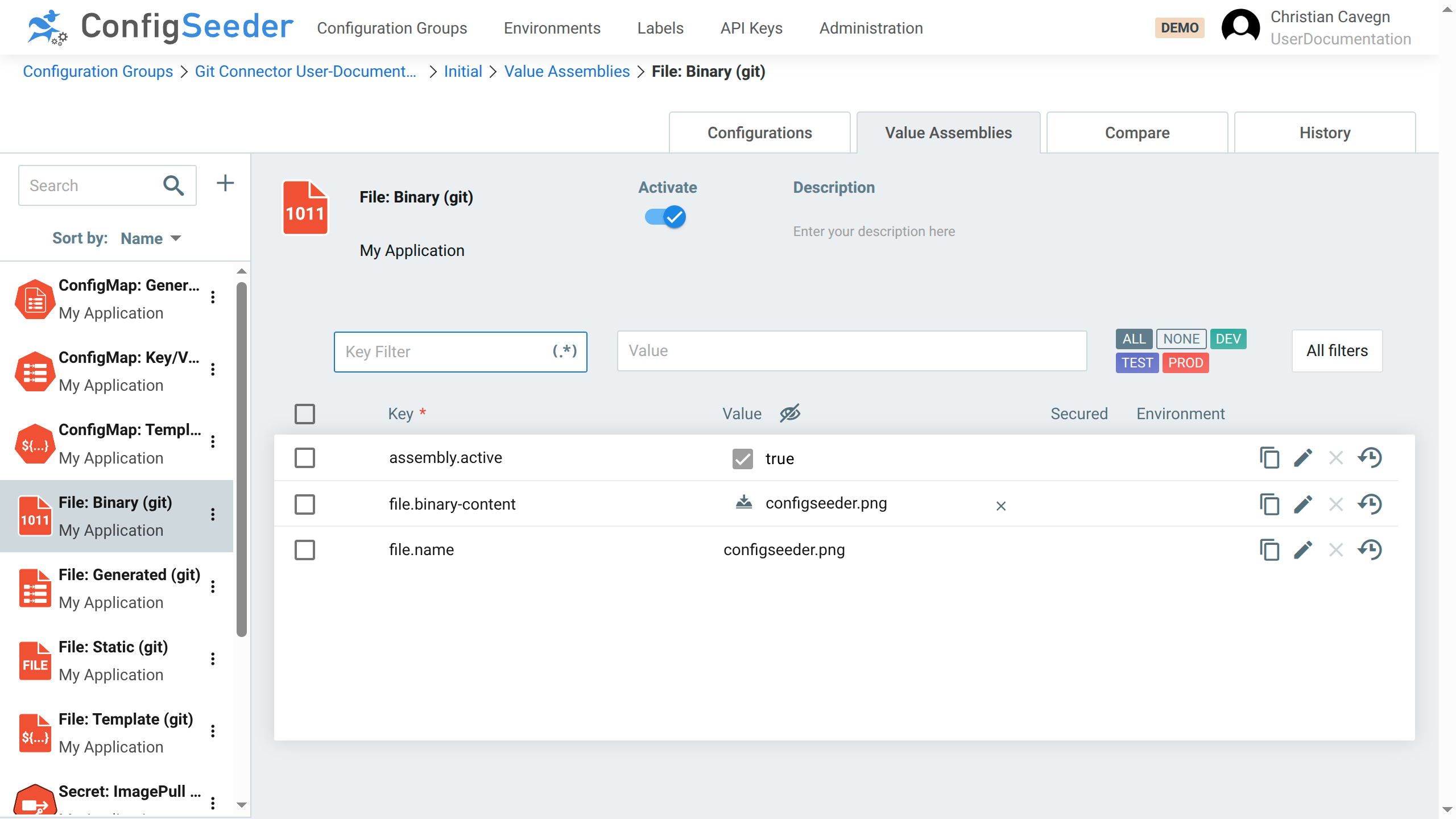 File: Binary (git) in ConfigSeeder